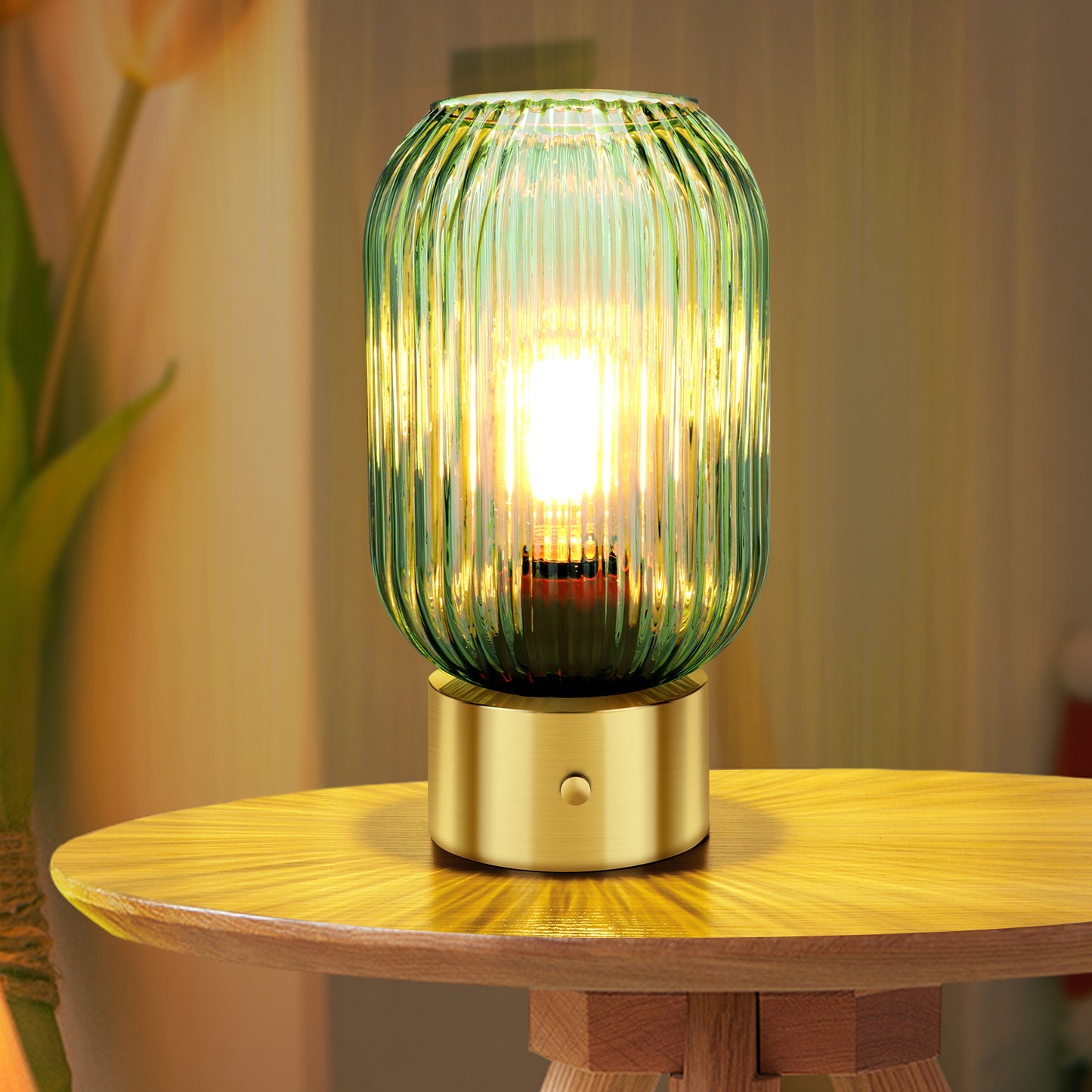 Cordless Mid Century Table Lamp