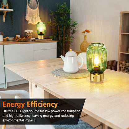 Cordless Mid Century Table Lamp